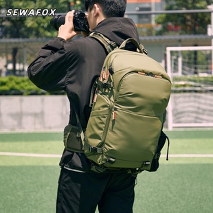 大容量新款防泼水户外休闲双肩包旅行相机背包微单收纳徒步摄影包