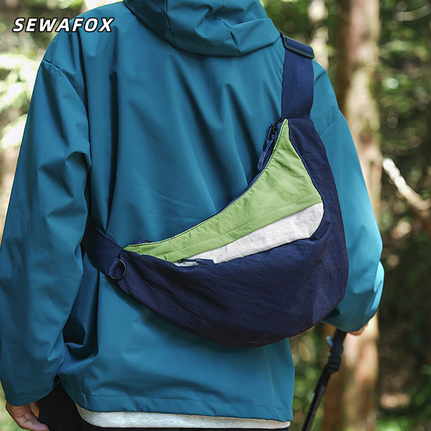 SEWAFOX轻量防水斜挎运动胸包