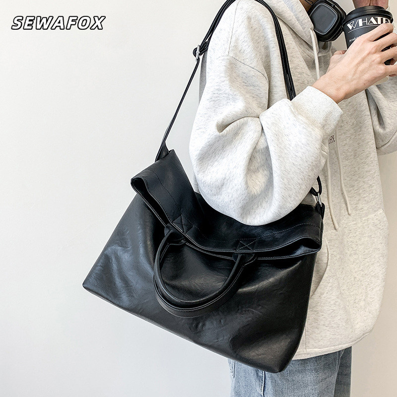 SEWAFOX塞瓦狐大容量通勤斜挎包
