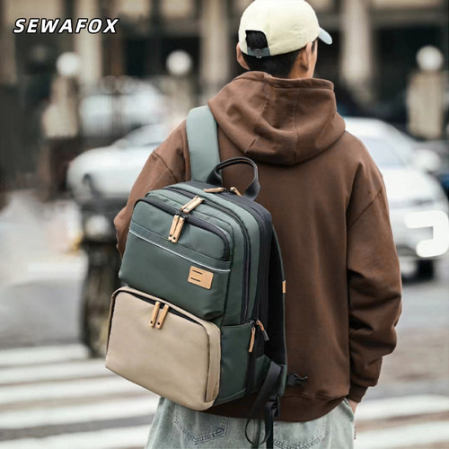 SEWAFOX品牌男士通勤双肩包