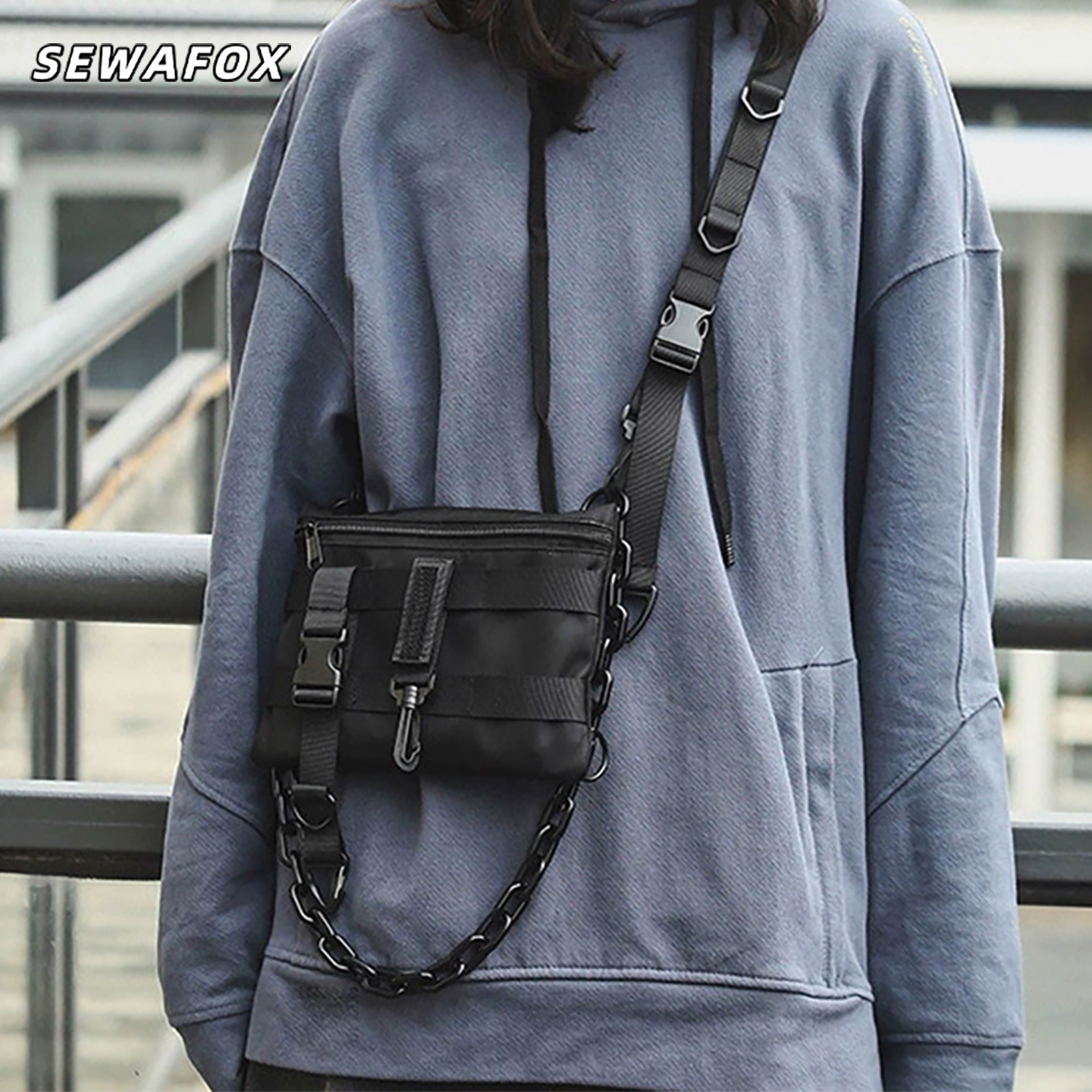 SEWAFOX塞瓦狐男款户外单肩包