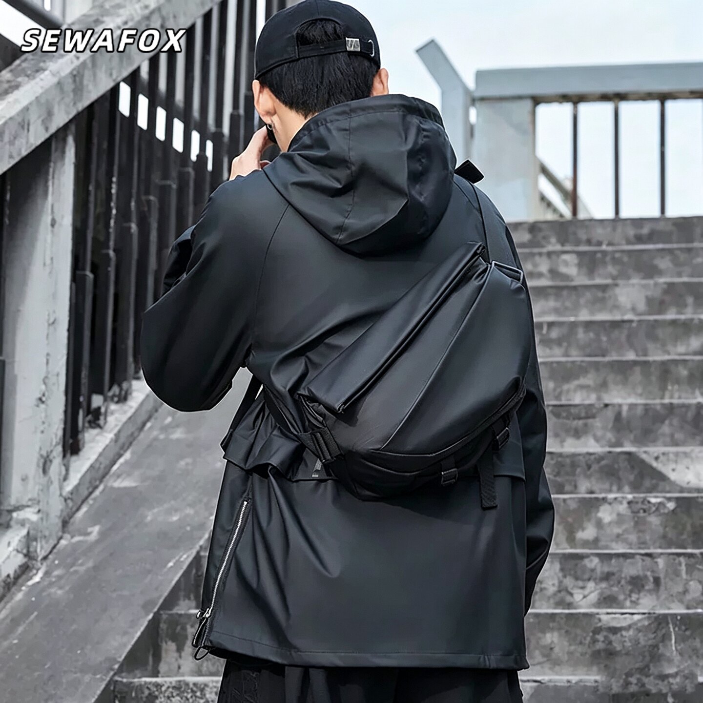 SEWAFOX塞瓦狐男士机能户外胸包