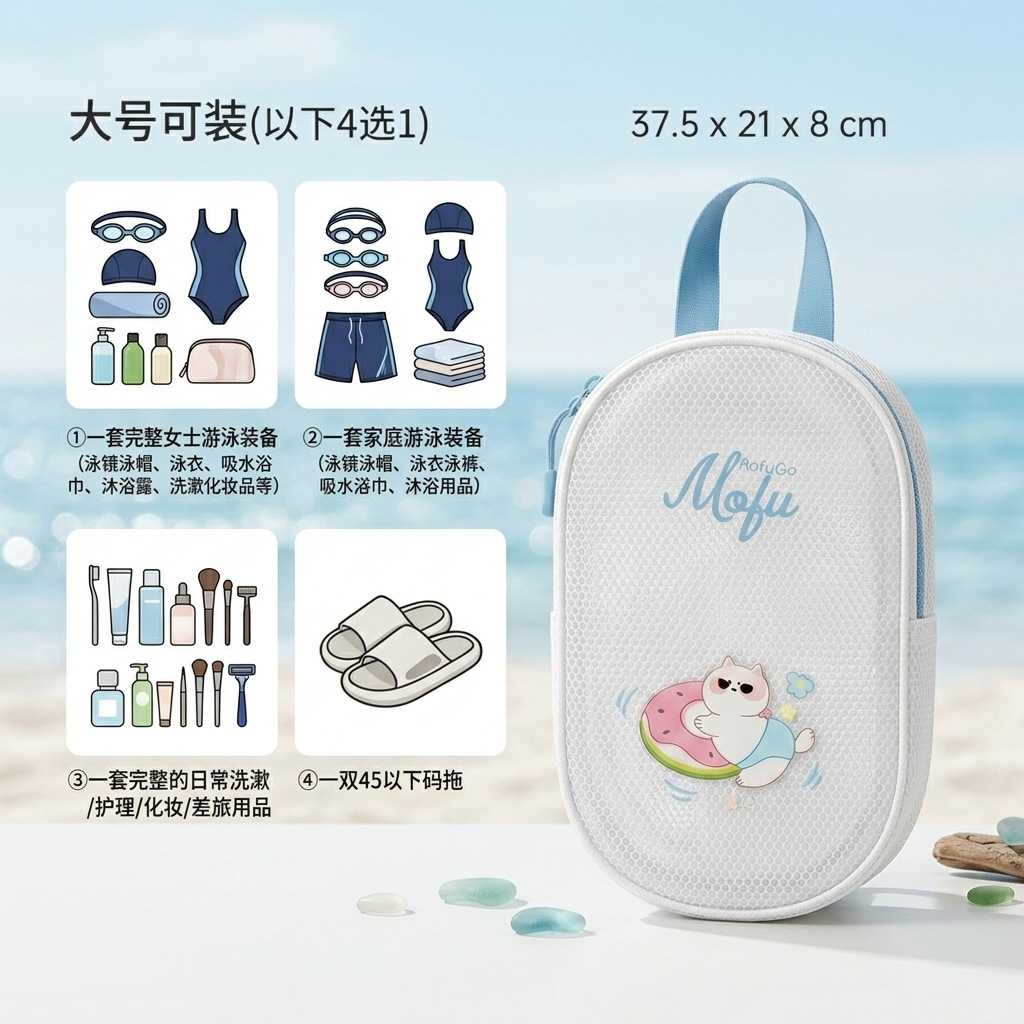 游泳度假专用大容量潜水收纳包