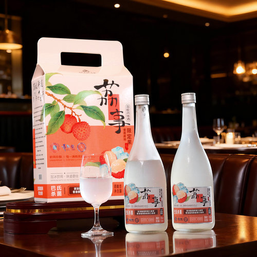 荔枝白兰地甜微醺果味酒750ml
