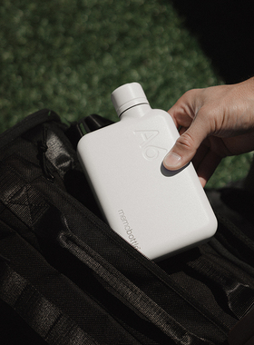 memobottle 不锈钢金属水杯扁平便携运动健身旅行水壶随手杯礼品
