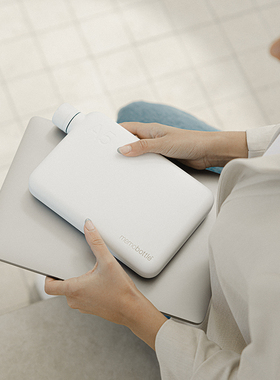 memobottle 不锈钢金属水壶扁平便携运动健身旅行水杯随手杯礼品