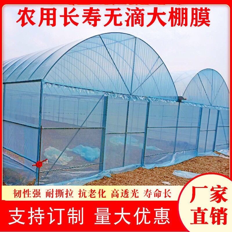 进口大棚膜种植无滴膜加厚透明保温PO膜全新抗老化养殖膜塑料布
