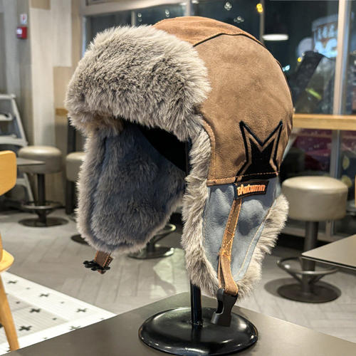 飞行员雷锋男女加厚骑行保暖短檐