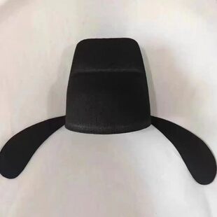 李白唐朝帽乌纱帽状元帽子文状元皇帝龙帽婚礼翼善冠飞鱼帽子