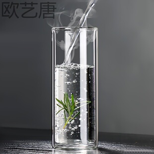 龙井茶杯玻璃杯绿茶杯泡茶杯泡猴魁毛尖专用耐热家用果汁牛奶水杯