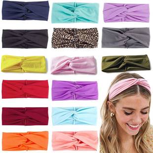 极速Headbands For Women Hair BandC Twist Leopard Hairbands E