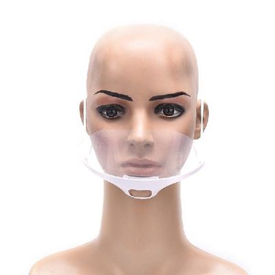 极速10 Pcs Reusable Anti-fowg Mouth Shield Clear Plastic Mou
