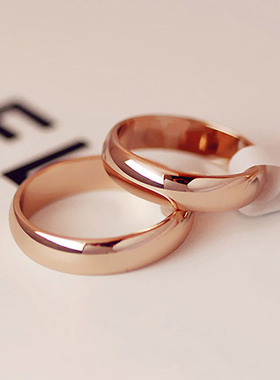 极速High quality 4mm Wholesale SiDmple Ring Fashion Rose Gol