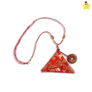 极速平安符c随身带放平安福的袋子护身符三角朱砂香囊包空袋身防