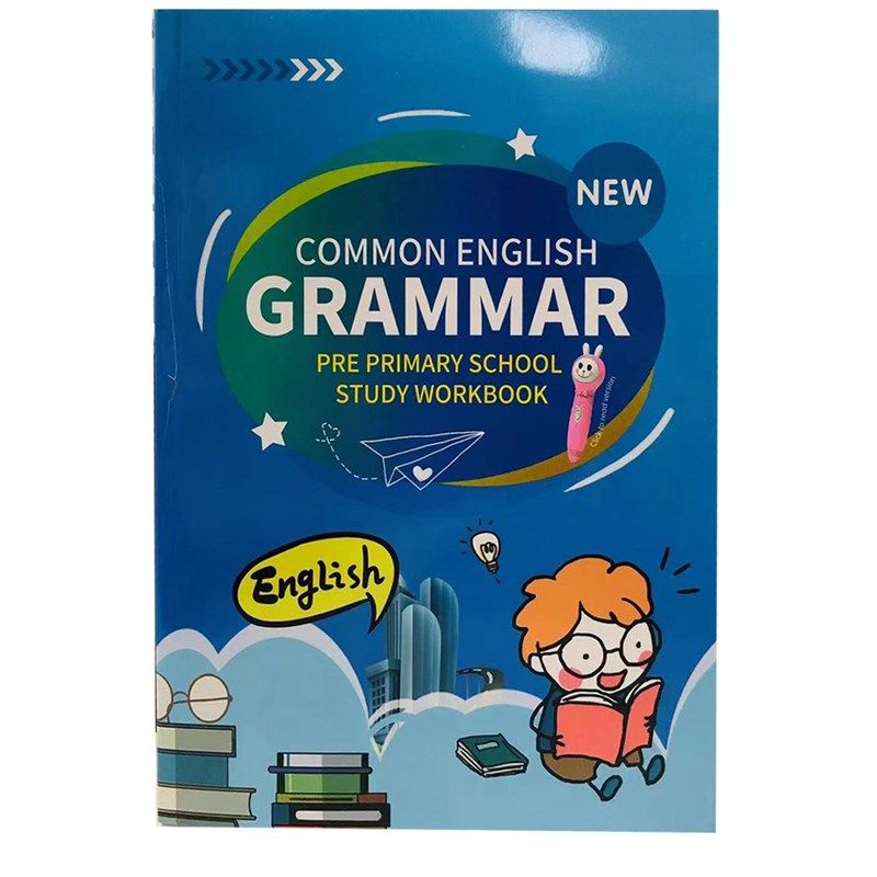 小蝌蚪笔小达人点读版小学语法u专项练习簿300页作业纸英文gramma