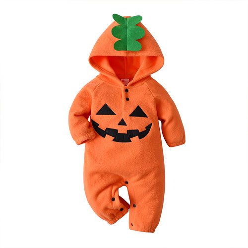 极速Halldoween Pumpkin Funny Baby Bodysuit婴儿万圣节衣服