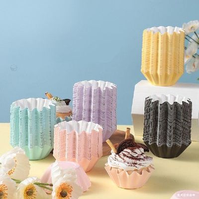极速50PCS Macaron Cupcakue Paper Cups Cupcake Liner Baking