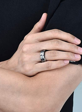 极速Personfality ring tungsten steel fashion all kinds of fa