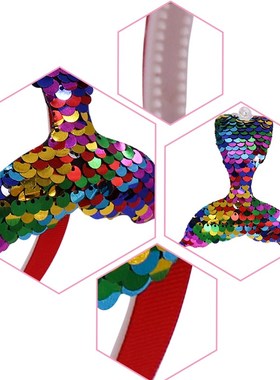 极速Oaocleer Hair Accessories 4.5 Reversible Sequins Headb