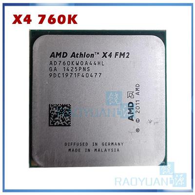 极速Athlon X4 760K X4 760 X4760K AD760KWOLA44HL QuadCore FM2