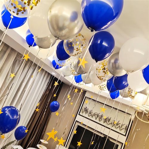 极速元旦节悬吊式天花板飘空气球表E白惊喜浪漫布置装饰气球屋顶