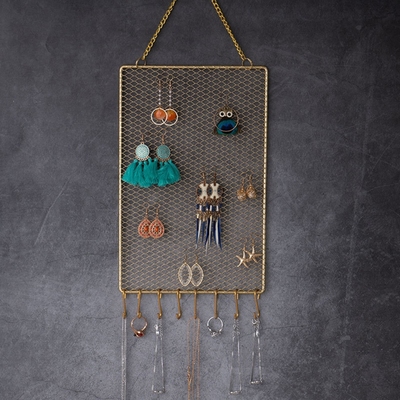极速Multifunctiion Earring Wall Holder Hanging Organizer Wal
