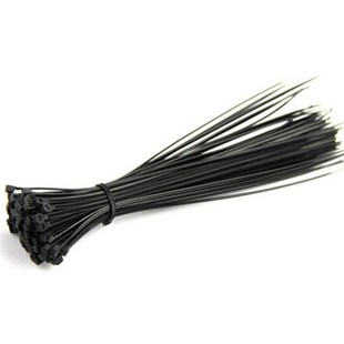 极速Black 100mm Network Nylon Plastic Cable Wire Zip XTie Co