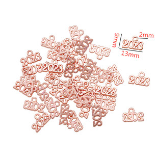 极速YuenZ Letter Charms 2023 y2022 2021 Year Pendants DIY Je
