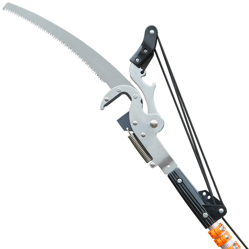 极速进口加长高枝剪刀伸缩高空剪果树修树L枝剪刀摘果神器园林锯
