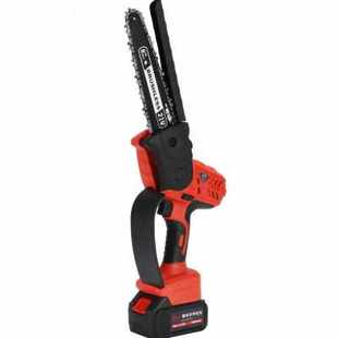 锂电链条锯手持家用充电式 新款 户外F伐木修枝电锯单手锯无刷电链