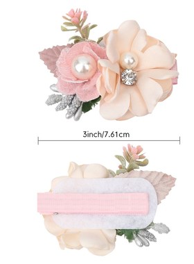 极速2022 New Chiffon Flotwer Hair Clips Pins Accessories Cut