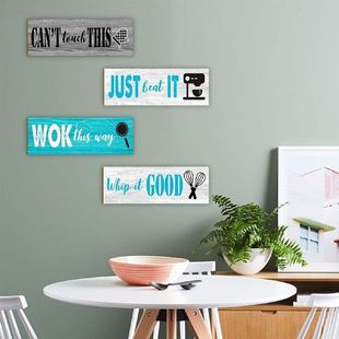Decors Wall Art LeDtter Decorative 极速4x Sign Kitchen