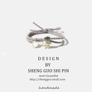 极速男友宽松给男朋n友带手上的头绳可爱情侣高颜值手绳男生专属