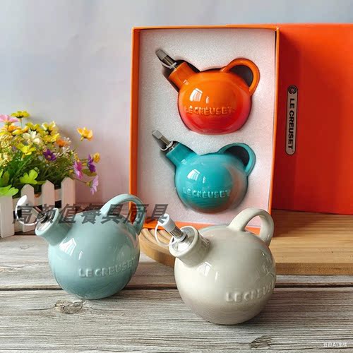 酷彩LECREUSET陶瓷油壶醋罐调料