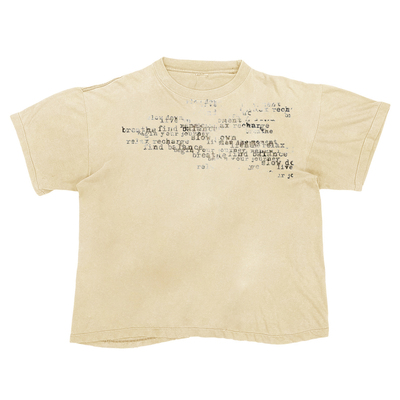 MELANIN 黑色素刺青 破洞水洗做旧摇滚短袖高街纹身师千禧风