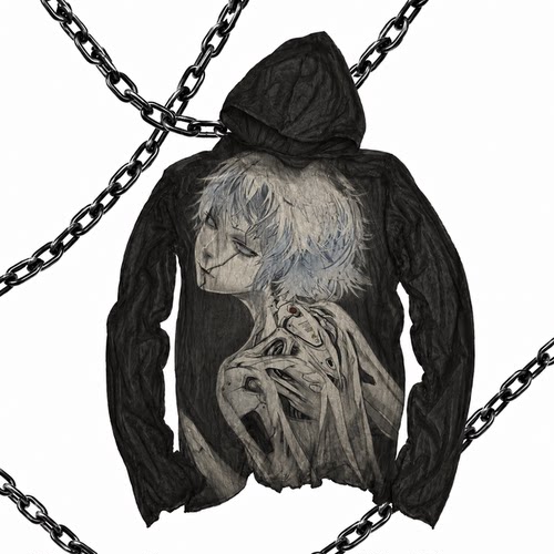MELANIN 黑色素刺青 BEATLESS赛博朋克机械少女废土风薄款晒帽衫