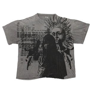 T恤暗黑纹身师 重磅水洗做旧复古tattoo短袖 MELANIN 黑色素刺青