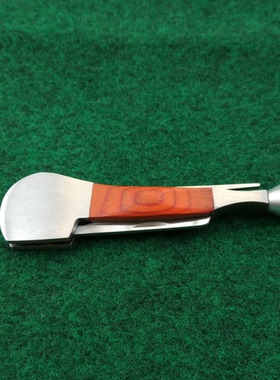 实木烟刀不锈钢三合一烟斗丝工具金属美国79号烟丝用通针压棒刮刀