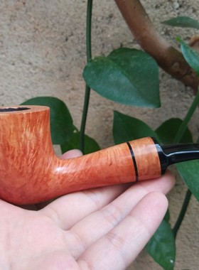 意大利进口石楠木根实木手工中大号9MM壁厚送配件大师款7字款烟斗