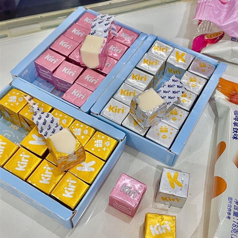 /促销乐芝牛奶酪Kiri甜心小酪咖啡拿铁味奶酪干酪奶油奶酪即食芝