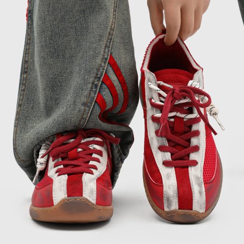 男鞋冬季透气2025新款情侣休闲阿甘德训鞋子潮鞋男士跑步运动板鞋