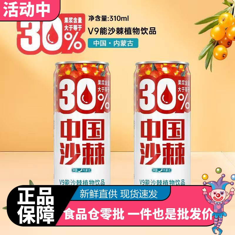 中国沙棘V9能沙棘植物饮品310ml