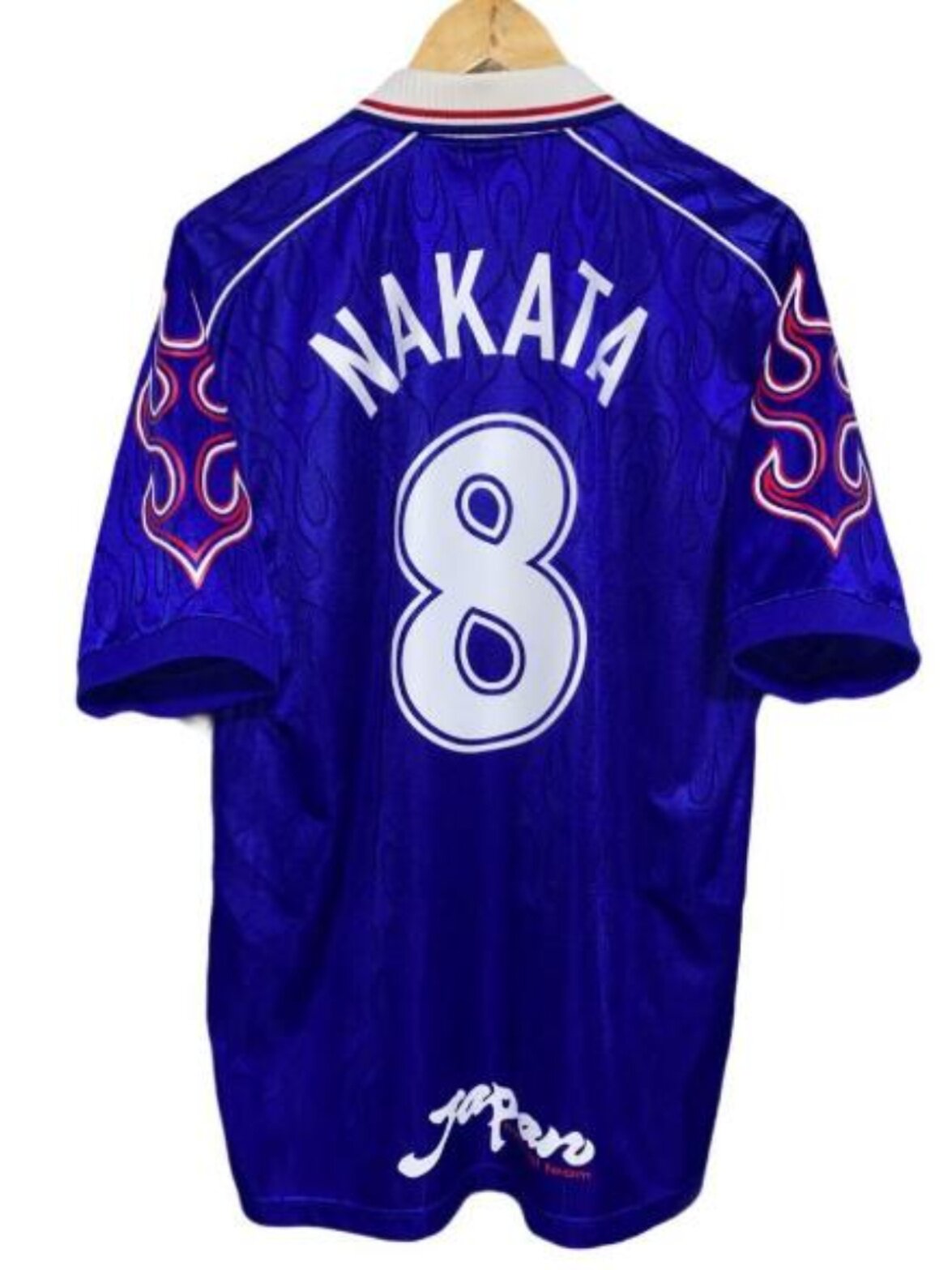 Japan 1998 Nakata Jersey: Flame Sleeves Retro Kit - Product image 4