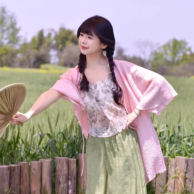 原创汉元素圆领衫日常国风上衣