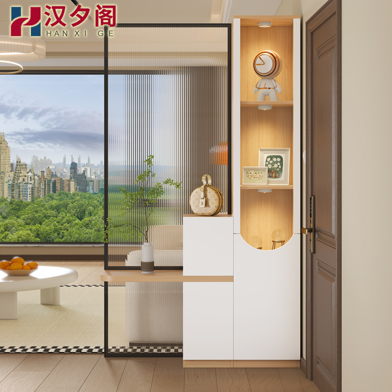 入户实木鞋柜家用门口落地玄关柜