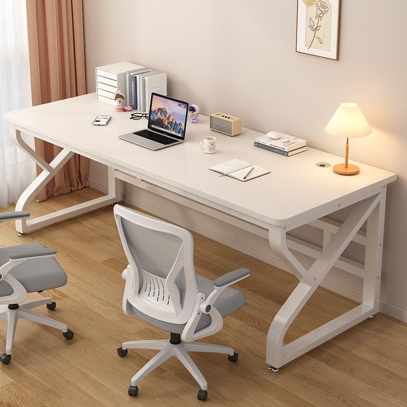 双人台式电脑桌写字学生家用学习桌子电竞桌卧室办公出租屋书桌桌