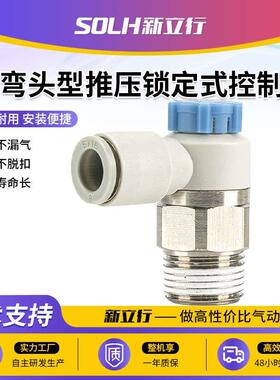 AS2211F-02-04SA/AS3211F-03-06SA弯头型推压锁定式速度控制阀