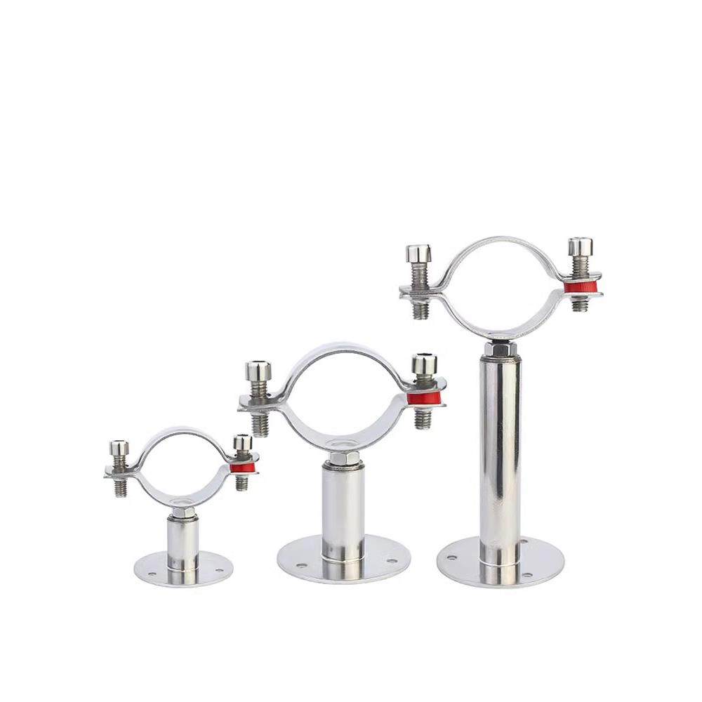 304不锈钢卡扣固定器管卡固定支架可调节管夹水管固定卡扣收紧器