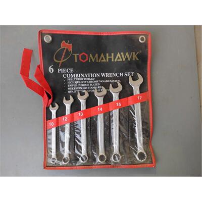 包邮TOMAHAWK德国金斧两用扳手套装梅花扳手呆梅扳手铬钒钢扳手