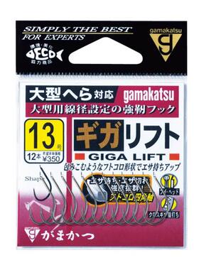 伽玛卡兹大型鲫鱼钩日本GAMAKATSU 高强度四角轴混养型鱼钩 68720